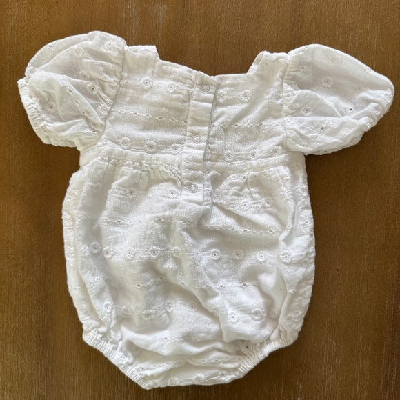 White Bubble Romper - Picture 2 of 3